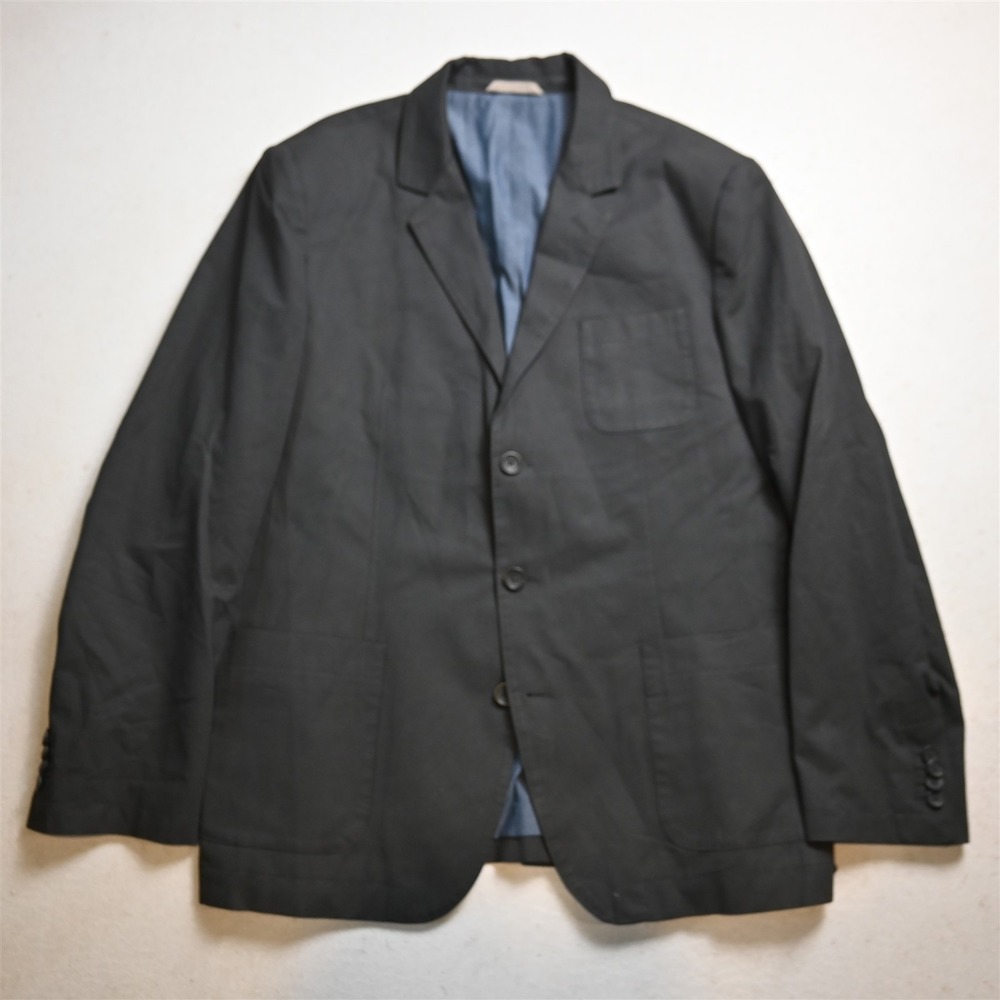 Banana Republic 46R Gray Honeycomb Cotton Tailored Slim Blazer Jacket Sport Coat